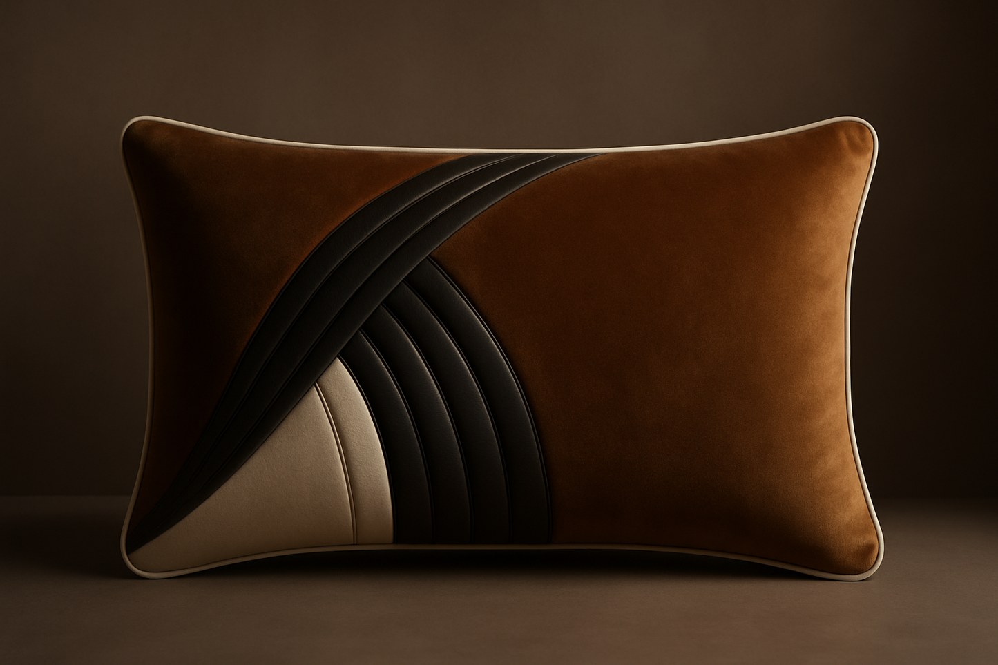Geometric Arc Pillow