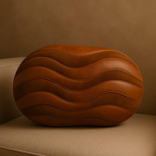 Sculptural Wave Pillow
